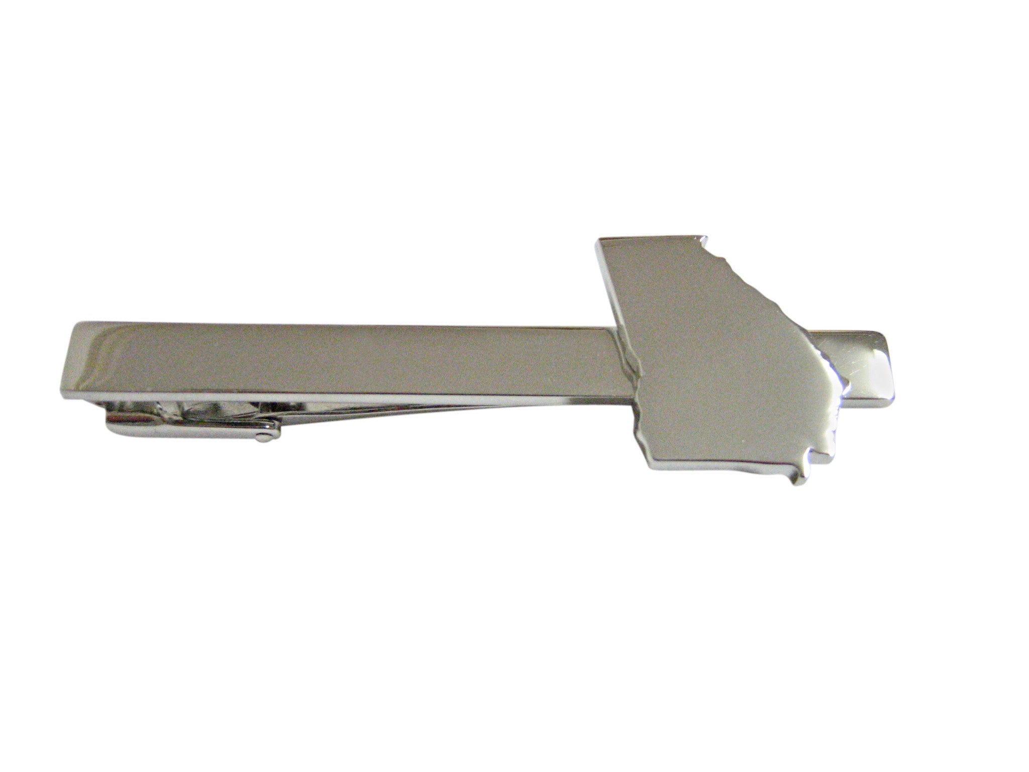Georgia State Map Shape Square Tie Clip