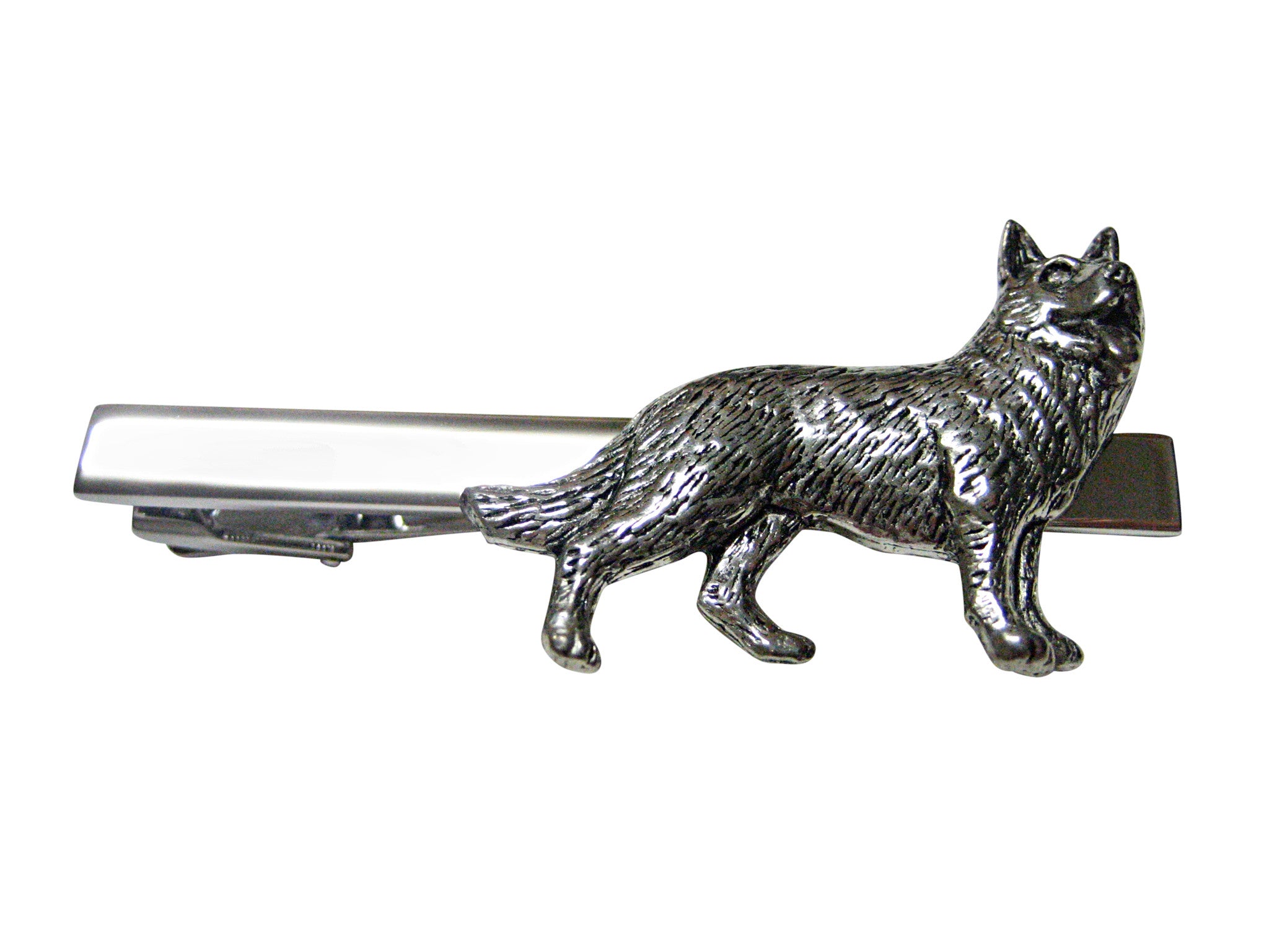 German Shepherd Dog Square Tie Clip