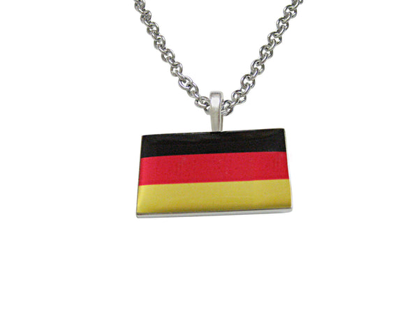 Germany Flag Pendant Necklace