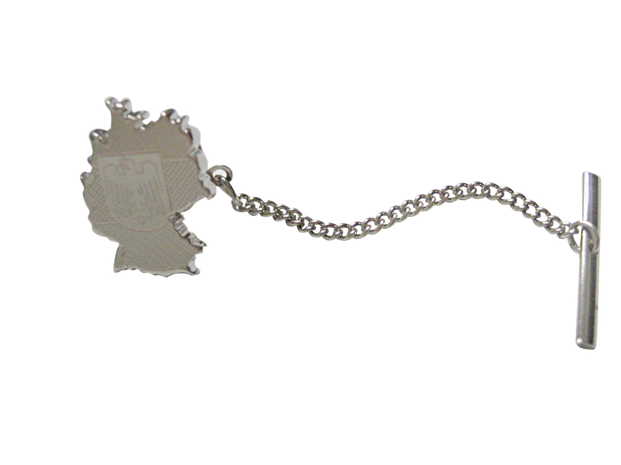 Germany Map Shape and Flag Design Tie Tack