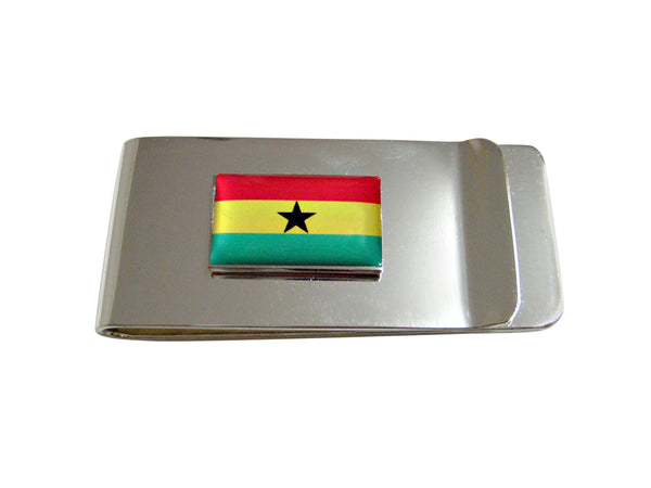 Ghana Flag Pendant Money Clip