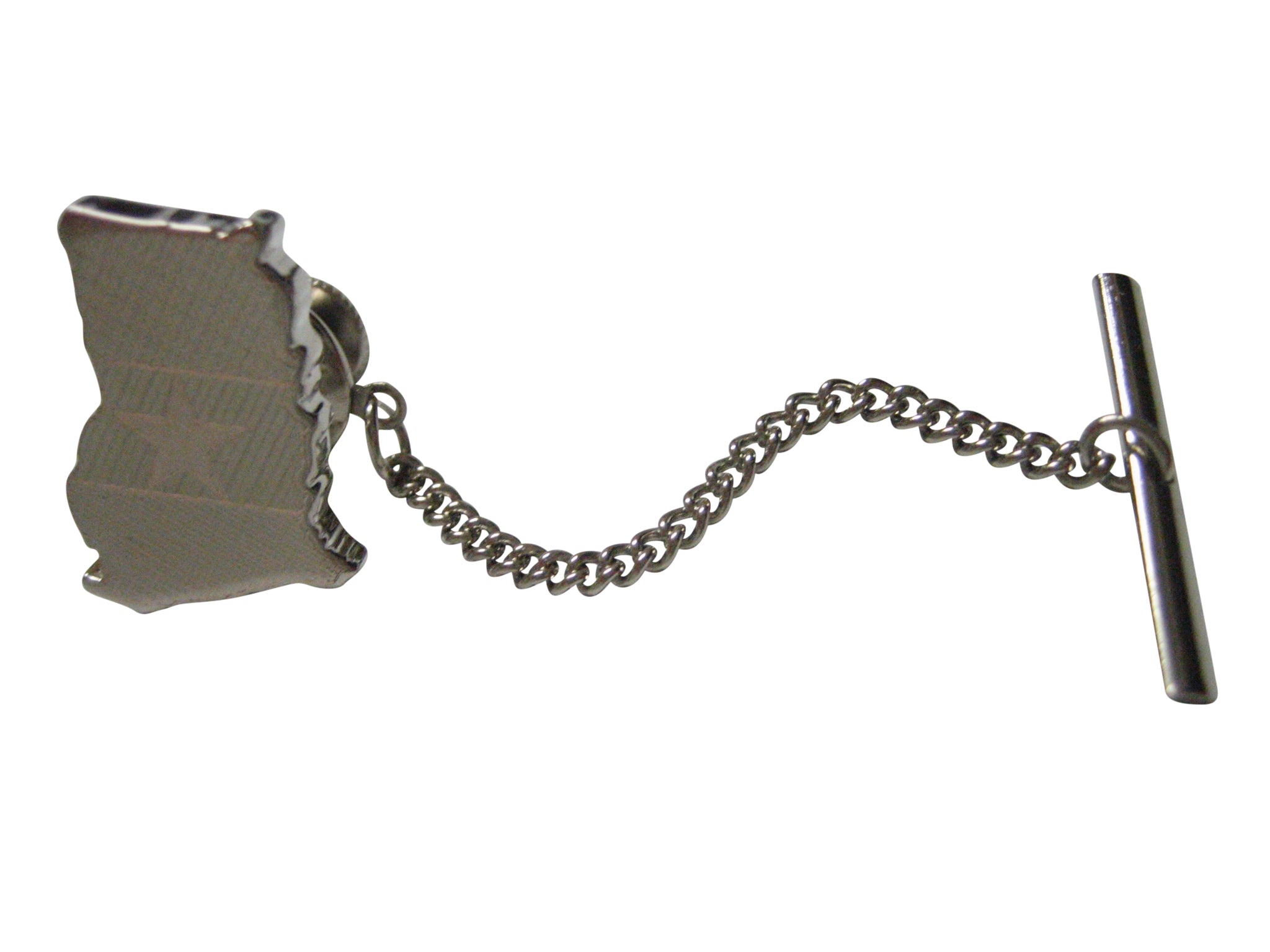 Ghana Map Shape and Flag Design Tie Tack