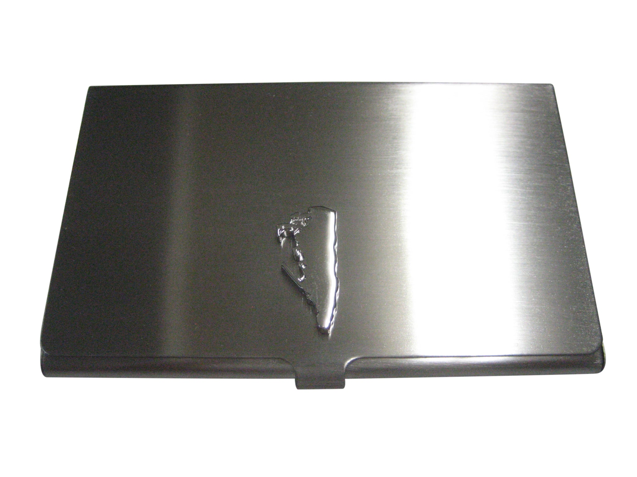 Gibraltar Map Shape Business Card Holder