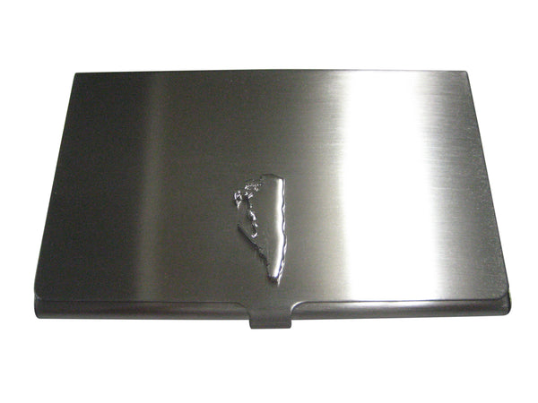 Gibraltar Map Shape Business Card Holder