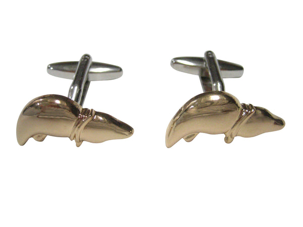 Gold Toned Anatomical Medical Hepatologist Liver Cufflinks