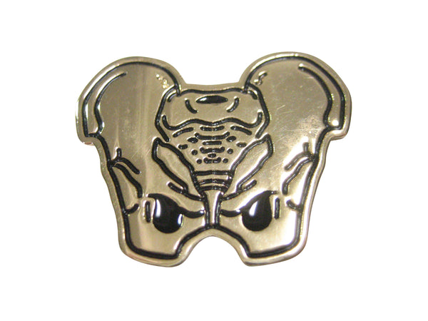 Gold Toned Anatomical Pelvis Magnet