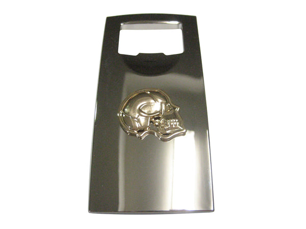 Gold Toned Large Anatomy Skull Bottle Opener