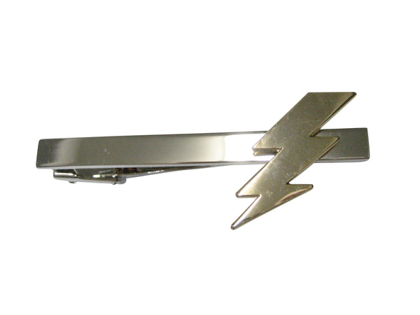 Gold Toned Lightning Bolt Tie Clip