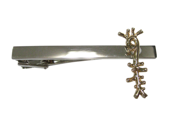 Gold Toned Medical Anatomical Aorta Artery Tie Clip