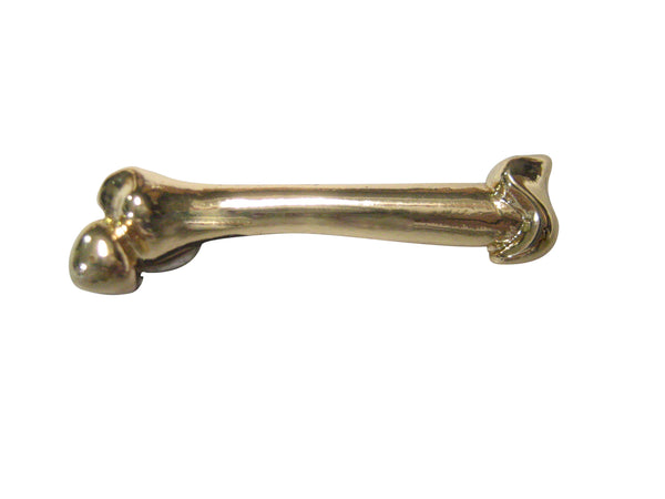 Gold Toned Medical Anatomy Femur Bone Magnet