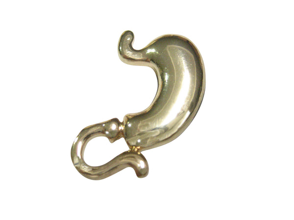 Gold Toned Medical Anatomy Stomach Gastroenterology Magnet