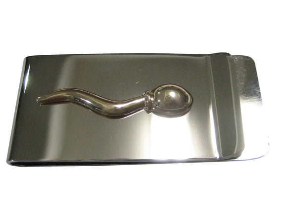 Gold Toned Sperm Cell Money Clip