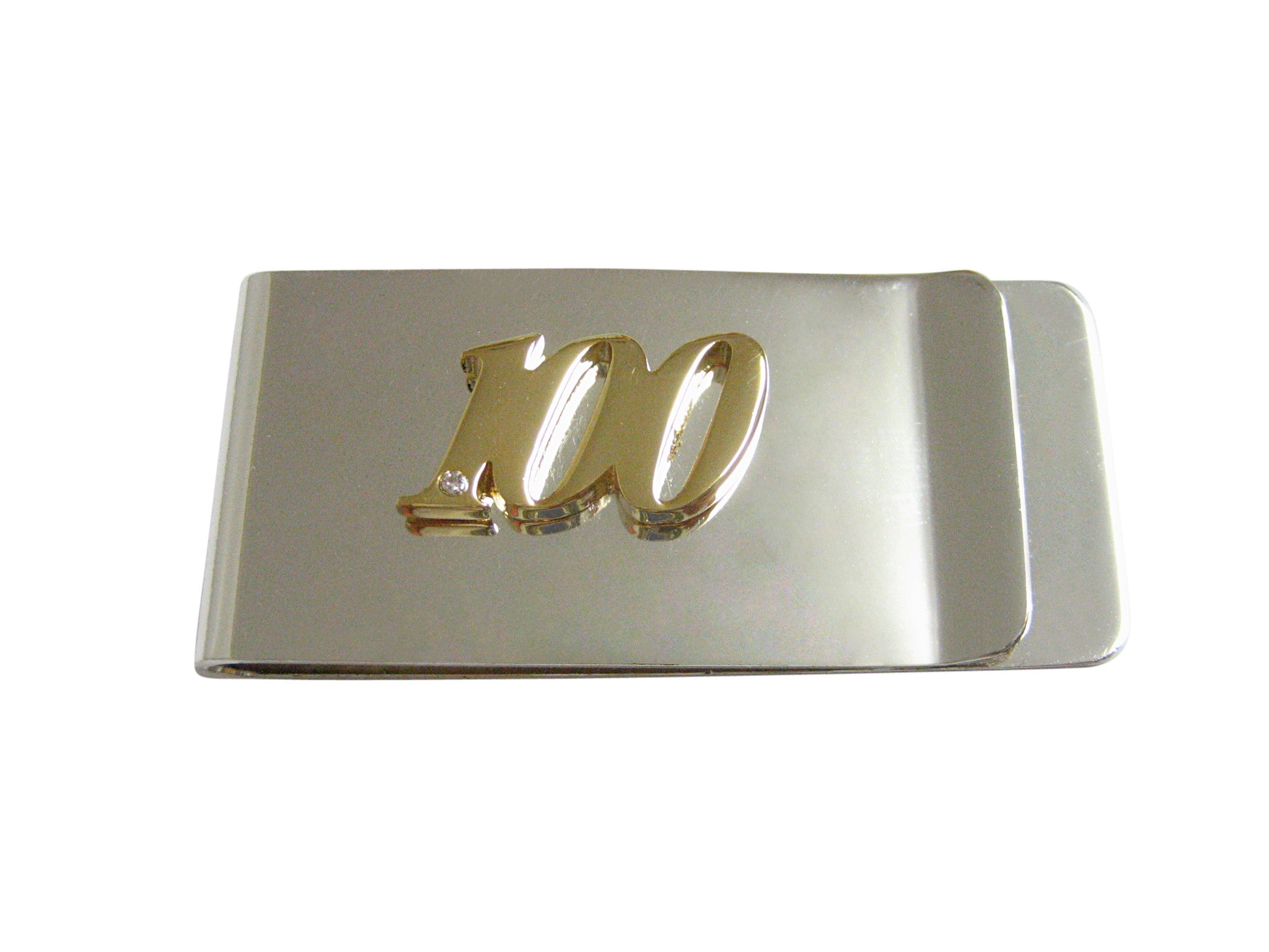 Gold Toned 100 Years Money Clip