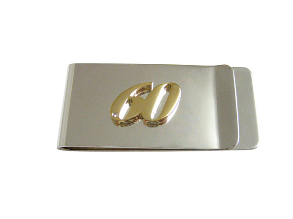 Gold Toned 60 Years Money Clip