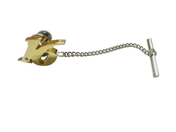 Gold Toned Age 16 Tie Tack