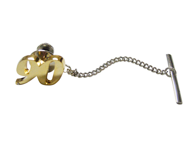 Gold Toned Age 90 Tie Tack