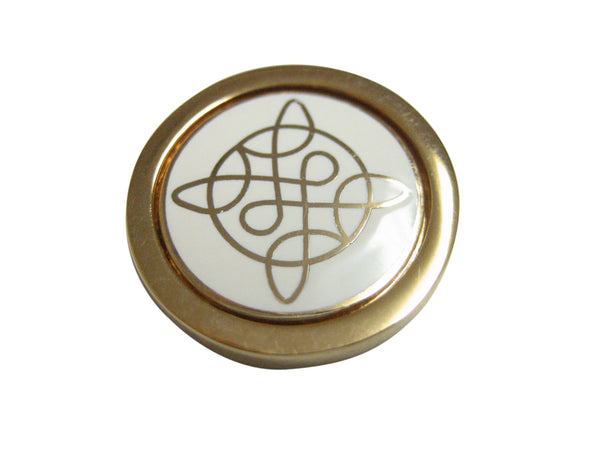 Gold Toned Celtic Design Pendant Magnet