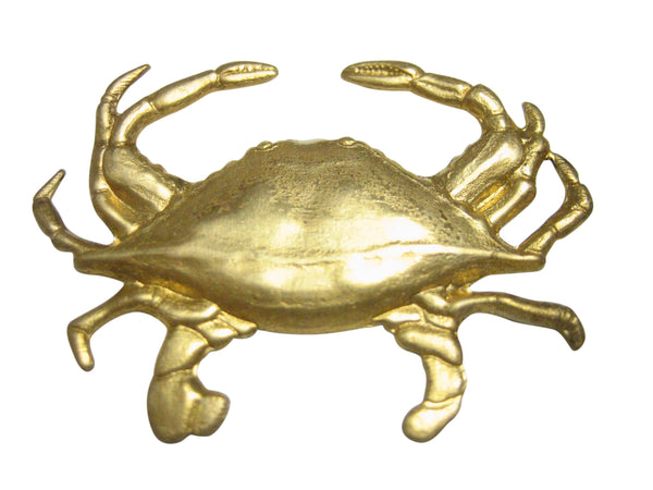 Gold Toned Crab Magnet