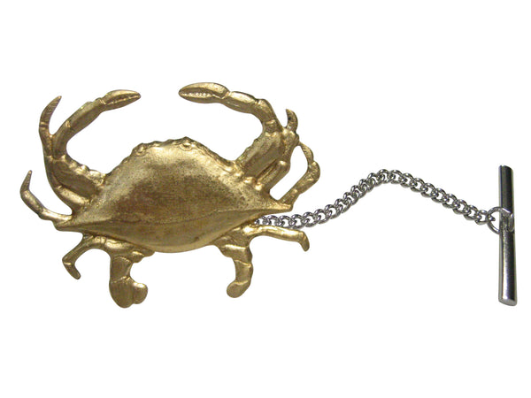 Gold Toned Crab Tie Tack