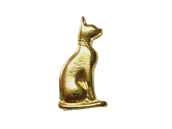 Gold Toned Egyption Cat Magnet
