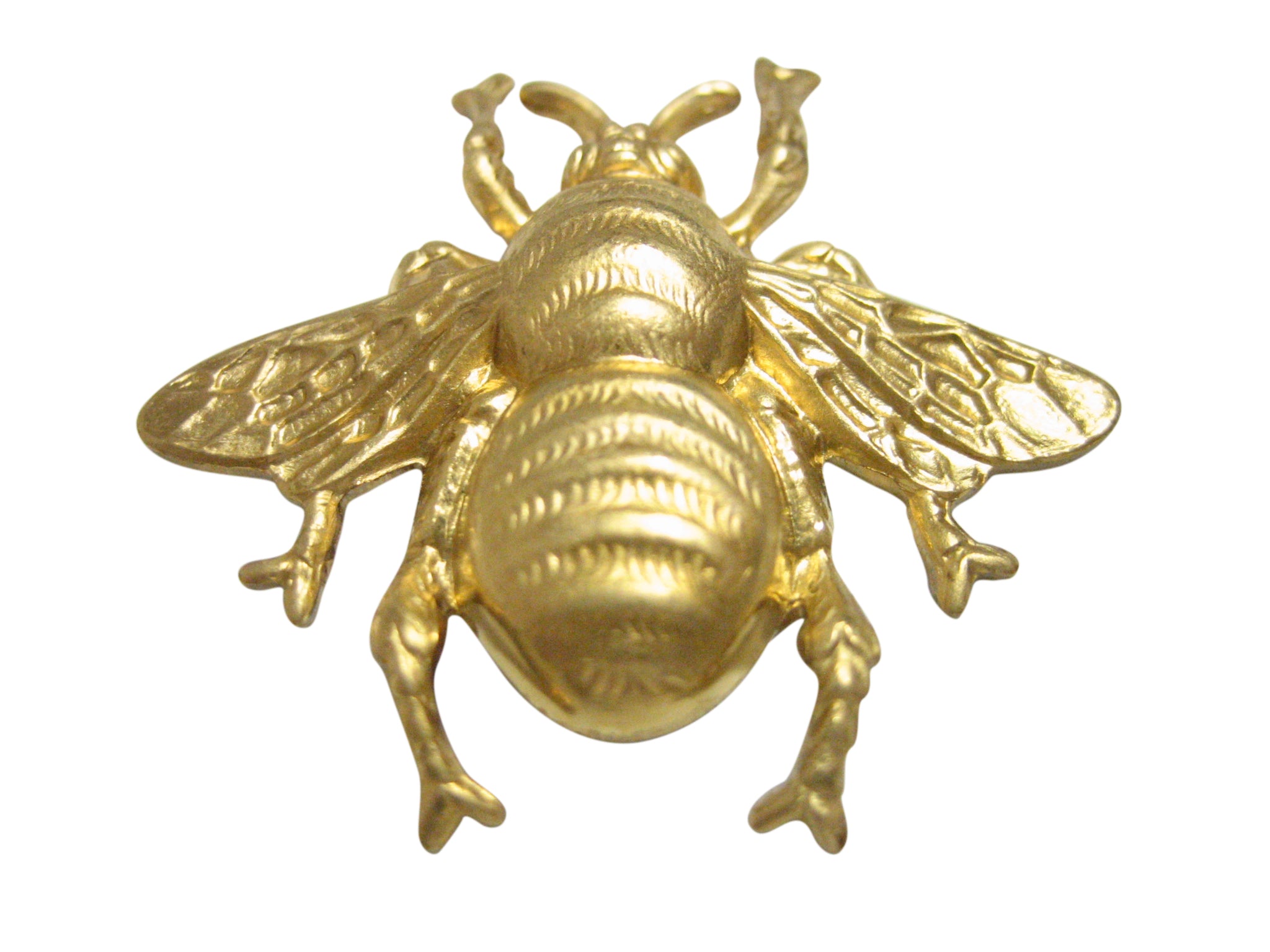 Gold Toned Large Bee Bug Insect Pendant Magnet