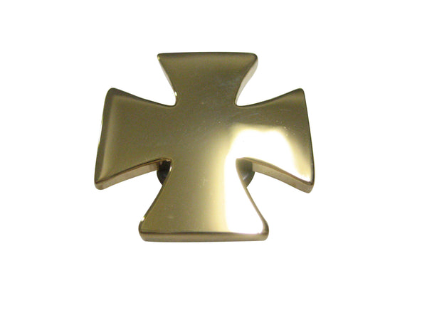 Gold Toned Maltese Cross Magnet