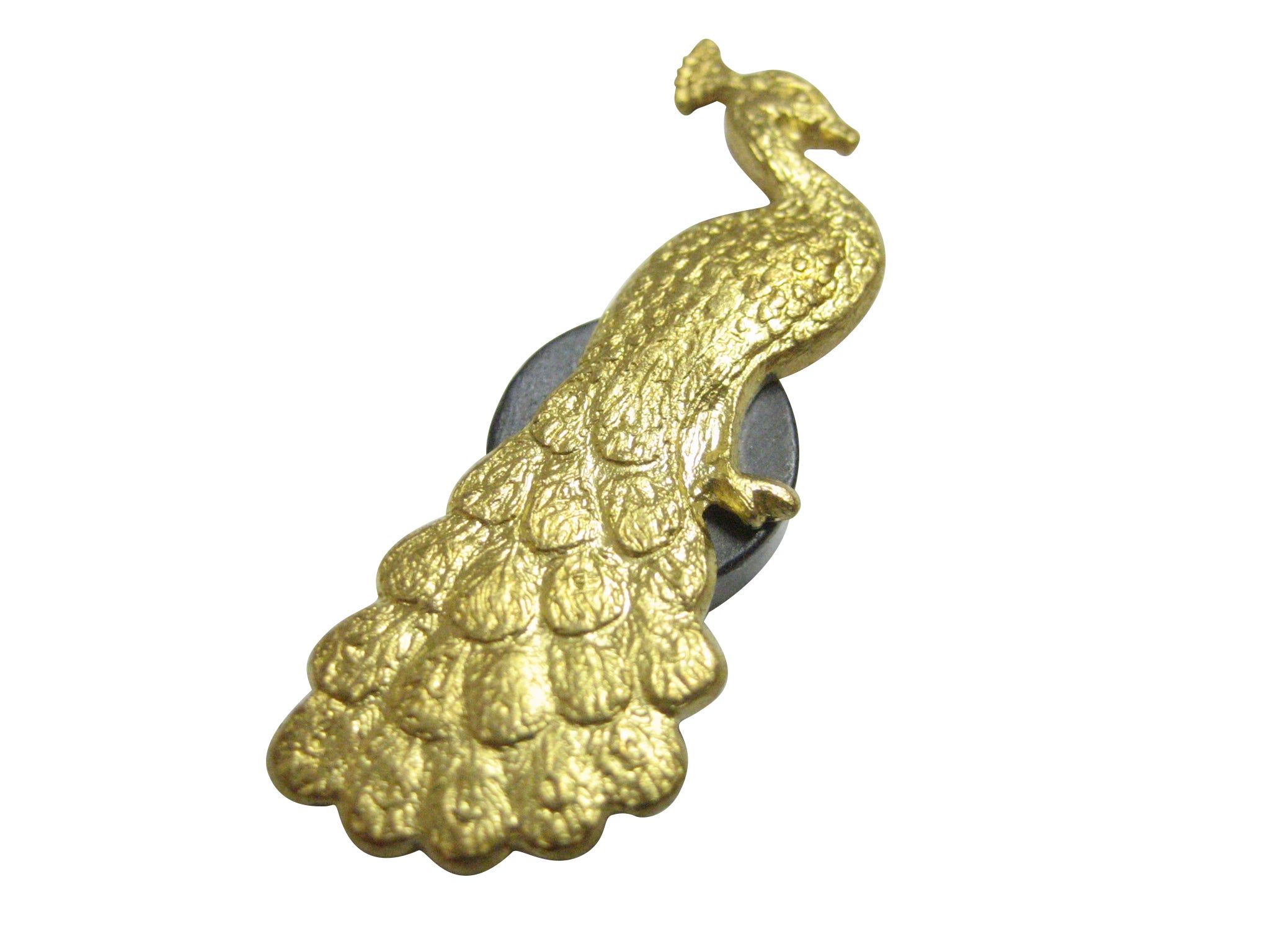 Gold Toned Peacock Bird Pendant Magnet