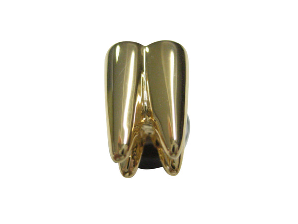 Gold Toned Shiny Dental Tooth Teeth Magnet