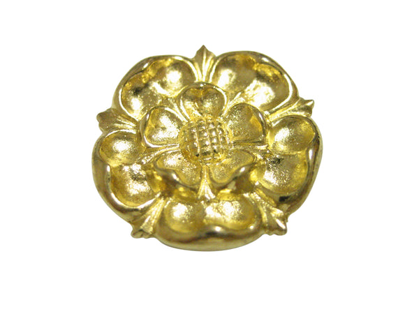 Gold Toned Tudor Rose Magnet