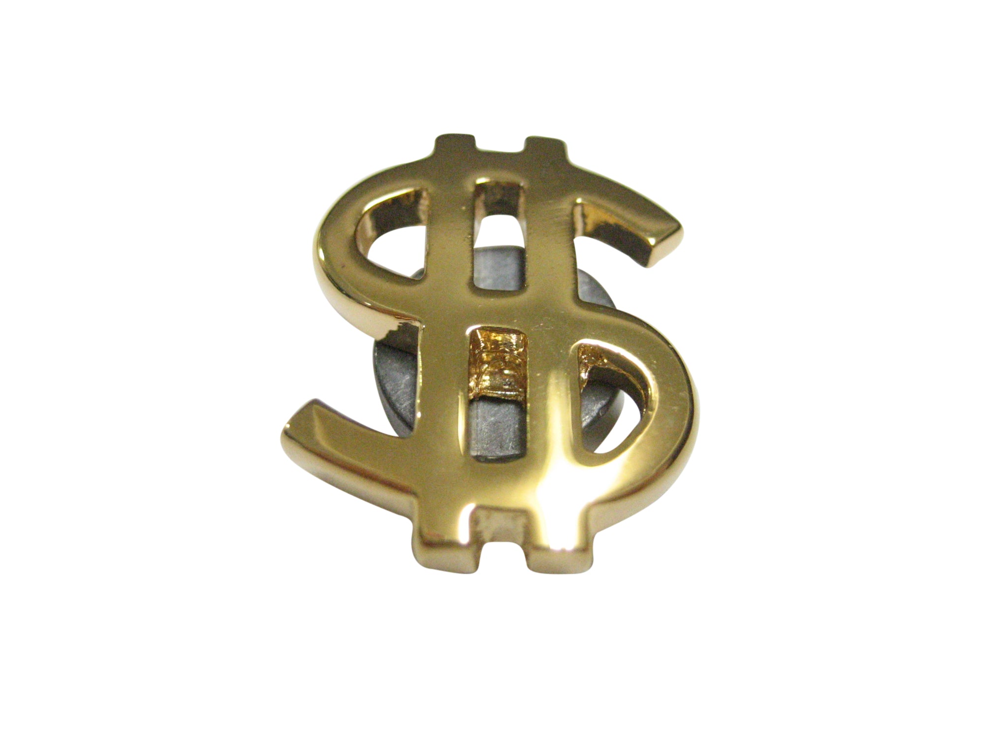 Gold Toned US Dollar Sign Magnet