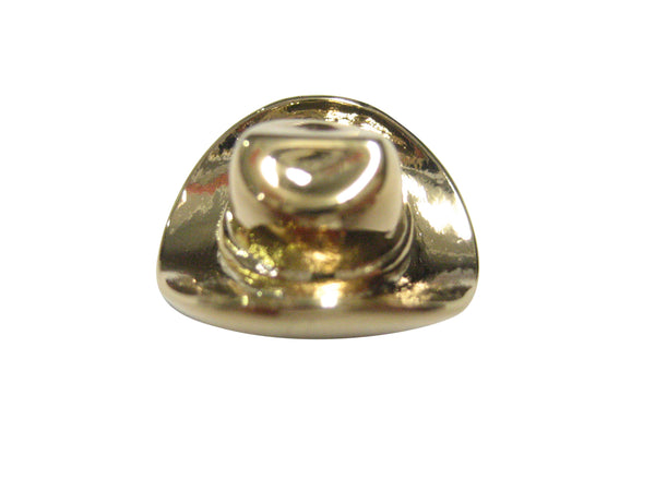 Gold Toned Western Cowboy Hat Magnet