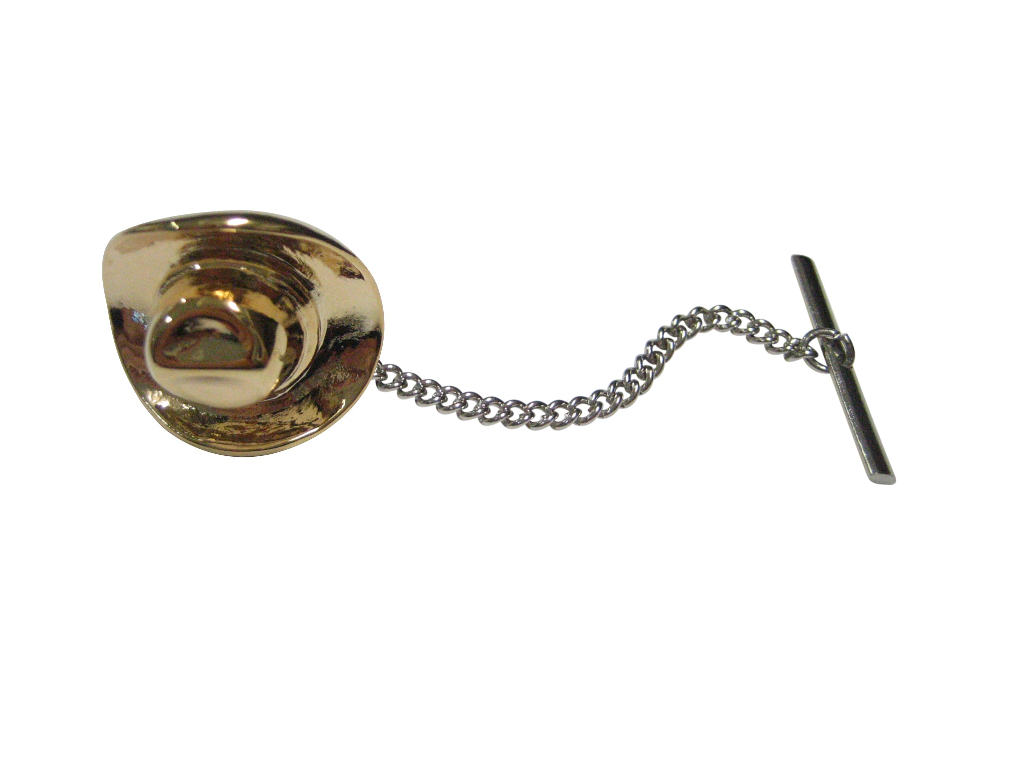 Gold Toned Western Cowboy Hat Tie Tack