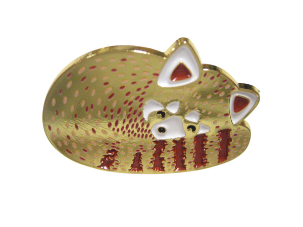 Golden Fox Adjustable Size Fashion Ring