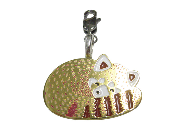 Golden Fox Pendant Zipper Pull Charm