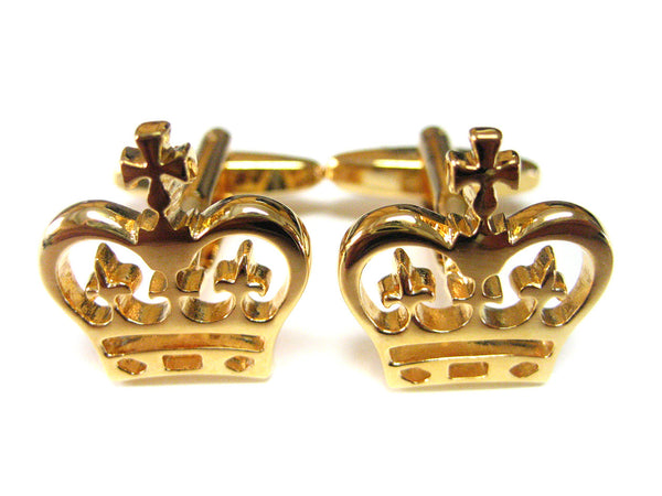 Golden Crown Cufflinks