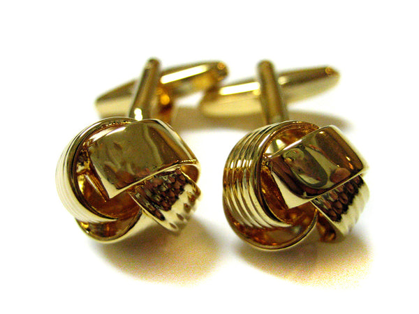 Golden Knot Cufflinks