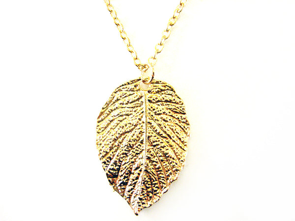 Golden Leaf Necklace