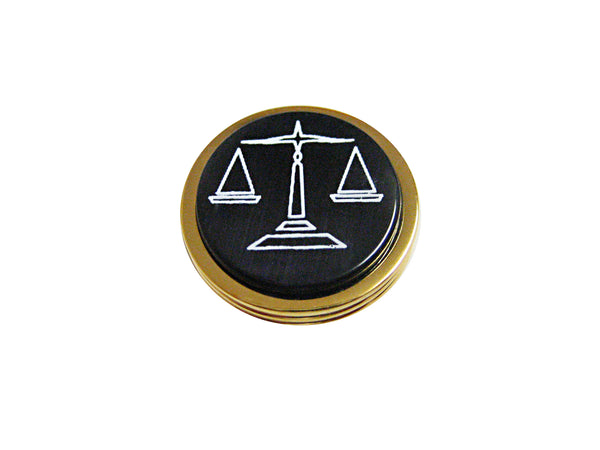 Golden Scale of Justice Magnet