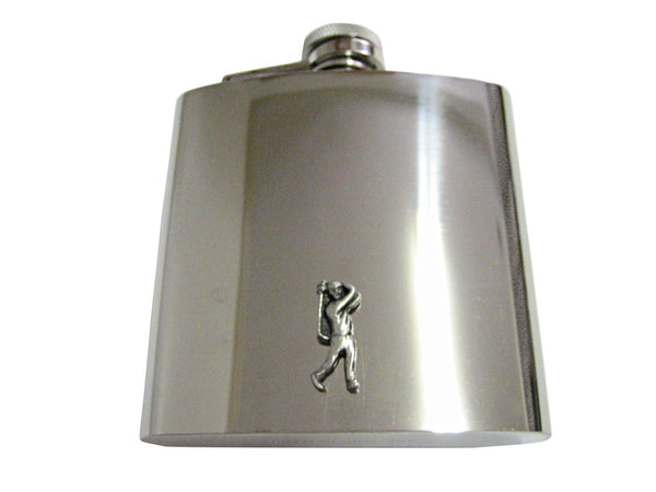 Golfer 6 Oz. Stainless Steel Flask