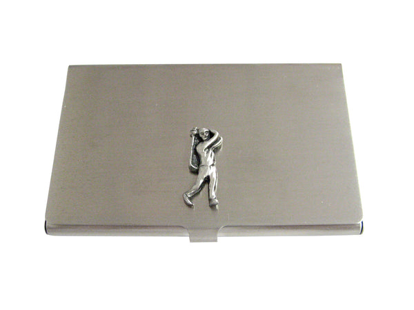 Golfer Business Card Holder