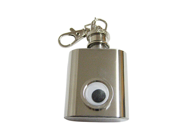 Googly Eye 1 Oz. Stainless Steel Key Chain Flask