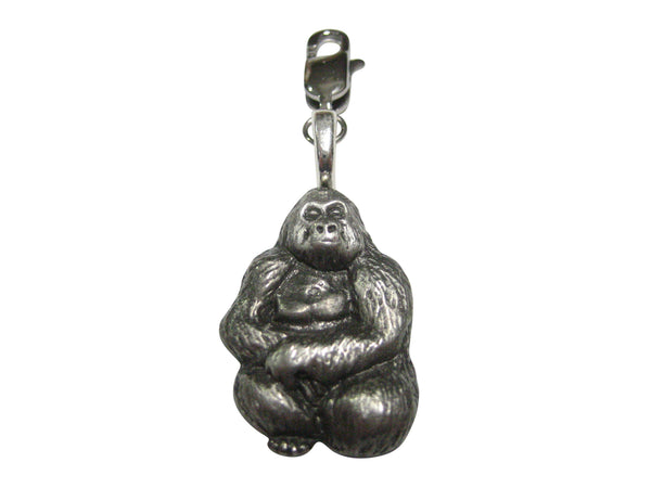Gorilla Pendant Zipper Pull Charm