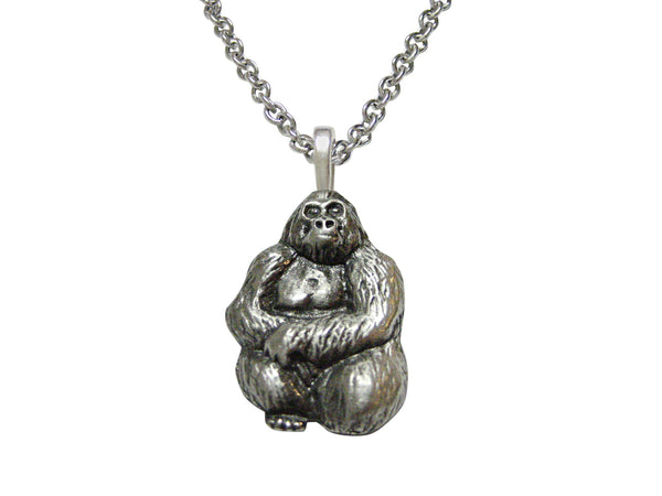 Gorilla Pendant Necklace