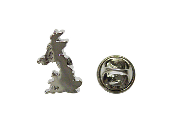 Great Britain Map Shape Lapel Pin
