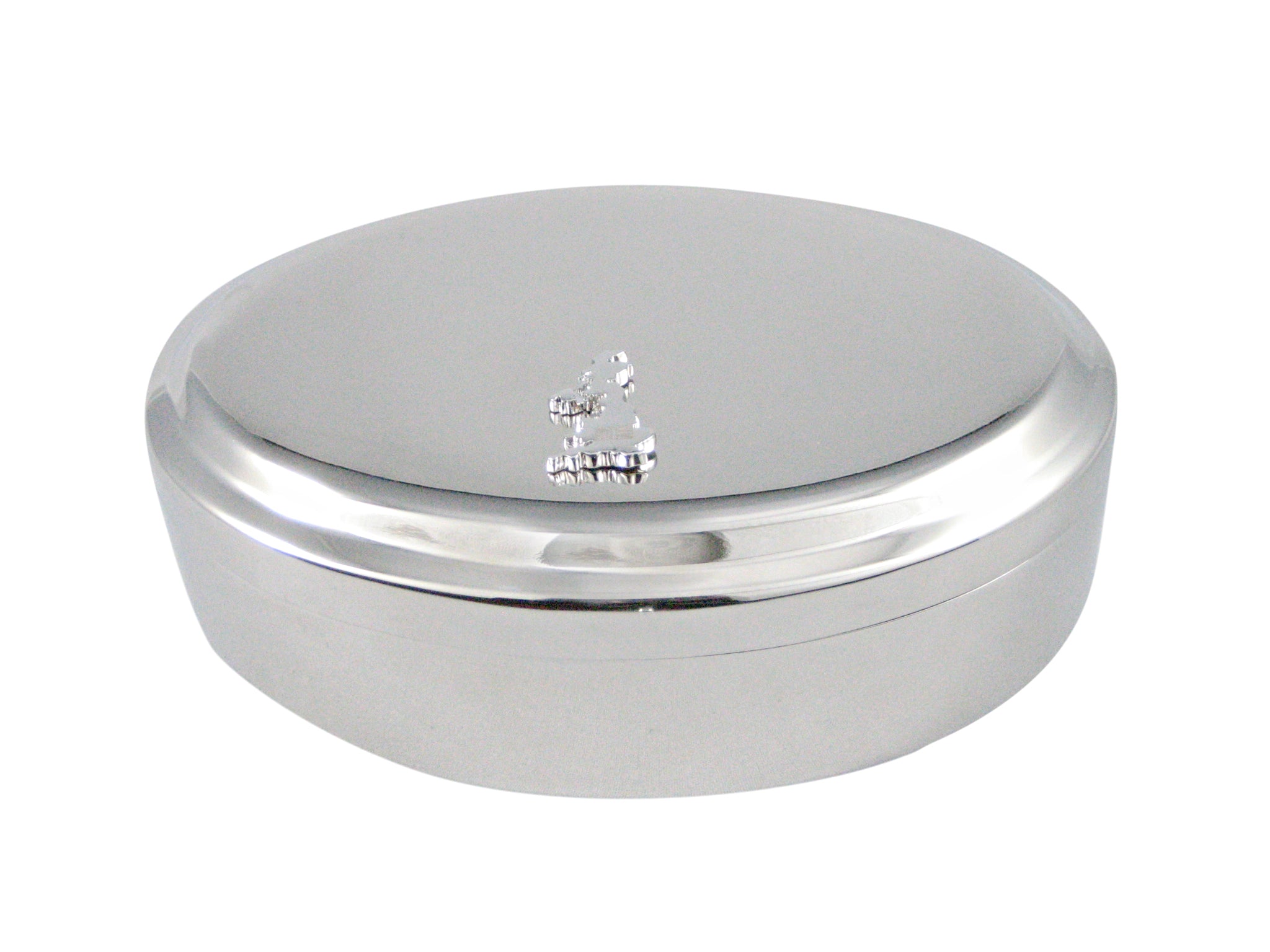 Great Britain United Kingdom England Map Shape Pendant Oval Trinket Jewelry Box