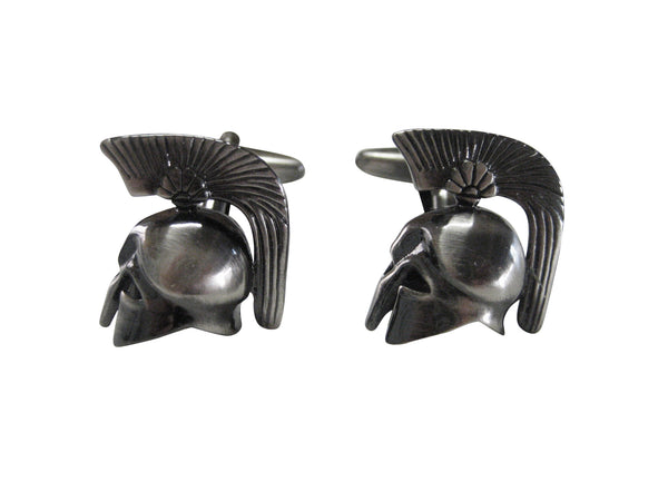 Greek War Helmet Cufflinks