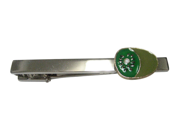Green Kiwi Fruit Tie Clip