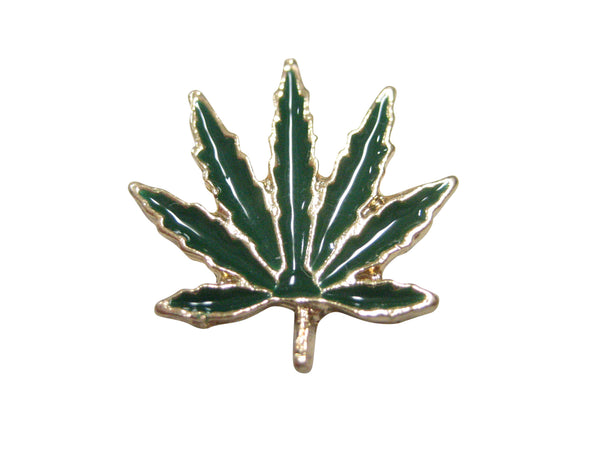 Green Marijuana Weed Leaf Magnet