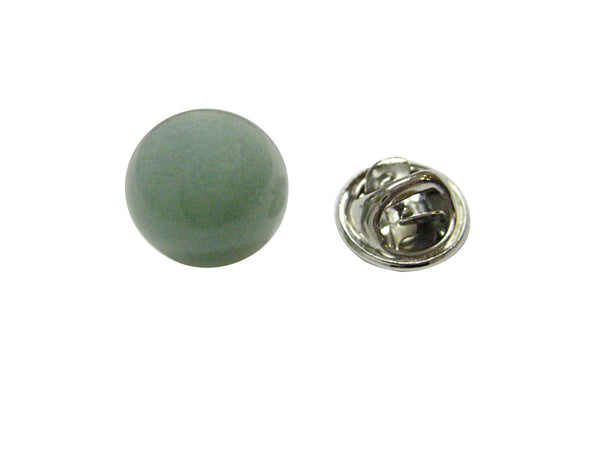Green Aventurine Gemstone Lapel Pin