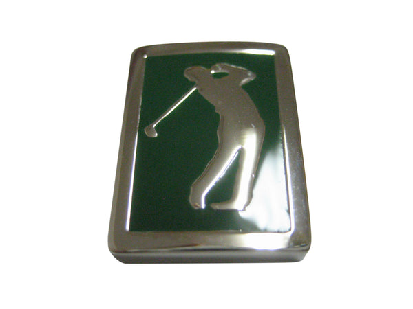 Green Golf Golfer Magnet